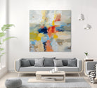 Island Fiesta by Silvia Vassileva on GIANT ART - black abstract