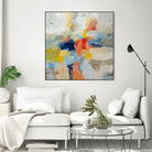 Island Fiesta by Silvia Vassileva on GIANT ART - black abstract