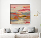 Magenta Hill II by Silvia Vassileva on GIANT ART - black abstract