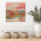 Magenta Hill II by Silvia Vassileva on GIANT ART - black abstract