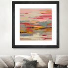 Magenta Hill II by Silvia Vassileva on GIANT ART - black abstract