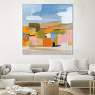 Bright Beginning by Pamela Munger on GIANT ART - beige abstract