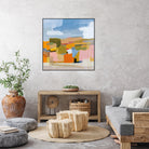 Bright Beginning by Pamela Munger on GIANT ART - beige abstract