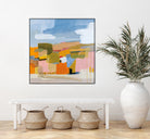 Bright Beginning by Pamela Munger on GIANT ART - beige abstract