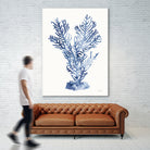 Shibori Coral I by Mary Urban on GIANT ART - blue