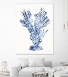 Shibori Coral I by Mary Urban on GIANT ART - blue
