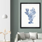 Shibori Coral I by Mary Urban on GIANT ART - blue