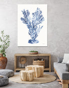 Shibori Coral I by Mary Urban on GIANT ART - blue