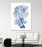 Shibori Coral II by Mary Urban on GIANT ART - blue