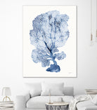 Shibori Coral II by Mary Urban on GIANT ART - blue