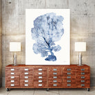 Shibori Coral II by Mary Urban on GIANT ART - blue