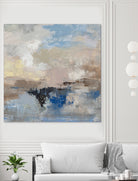 Morning Marine Layer II by Silvia Vassileva on GIANT ART - blue abstract