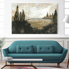 Vintage Rolling Hills by Yvette St. Amant on GIANT ART - black