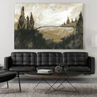 Vintage Rolling Hills by Yvette St. Amant on GIANT ART - black