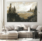 Vintage Rolling Hills by Yvette St. Amant on GIANT ART - black