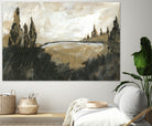 Vintage Rolling Hills by Yvette St. Amant on GIANT ART - black
