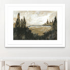 Vintage Rolling Hills by Yvette St. Amant on GIANT ART - black