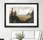 Vintage Rolling Hills by Yvette St. Amant on GIANT ART - black