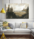 Vintage Rolling Hills by Yvette St. Amant on GIANT ART - black