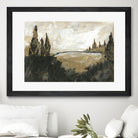 Vintage Rolling Hills by Yvette St. Amant on GIANT ART - black