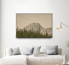 Mountainous IV by Nathan Larson on GIANT ART - brown