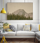 Mountainous IV by Nathan Larson on GIANT ART - brown