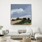 Darkening by Pamela Munger on GIANT ART - blue