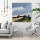 Darkening by Pamela Munger on GIANT ART - blue