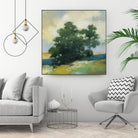 Solitary by Julia Purinton on GIANT ART - blue