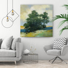 Solitary by Julia Purinton on GIANT ART - blue