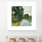 Willows by the Pond I by Silvia Vassileva on GIANT ART - blue