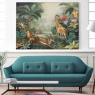 Jungle Life by Julia Purinton on GIANT ART - multi botanical floral