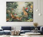 Jungle Life by Julia Purinton on GIANT ART - multi botanical floral