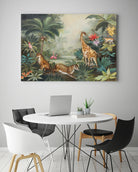 Jungle Life by Julia Purinton on GIANT ART - multi botanical floral