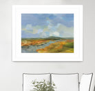 Meanders by Silvia Vassileva on GIANT ART - blue