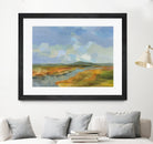 Meanders by Silvia Vassileva on GIANT ART - blue