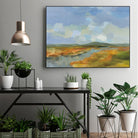 Meanders by Silvia Vassileva on GIANT ART - blue