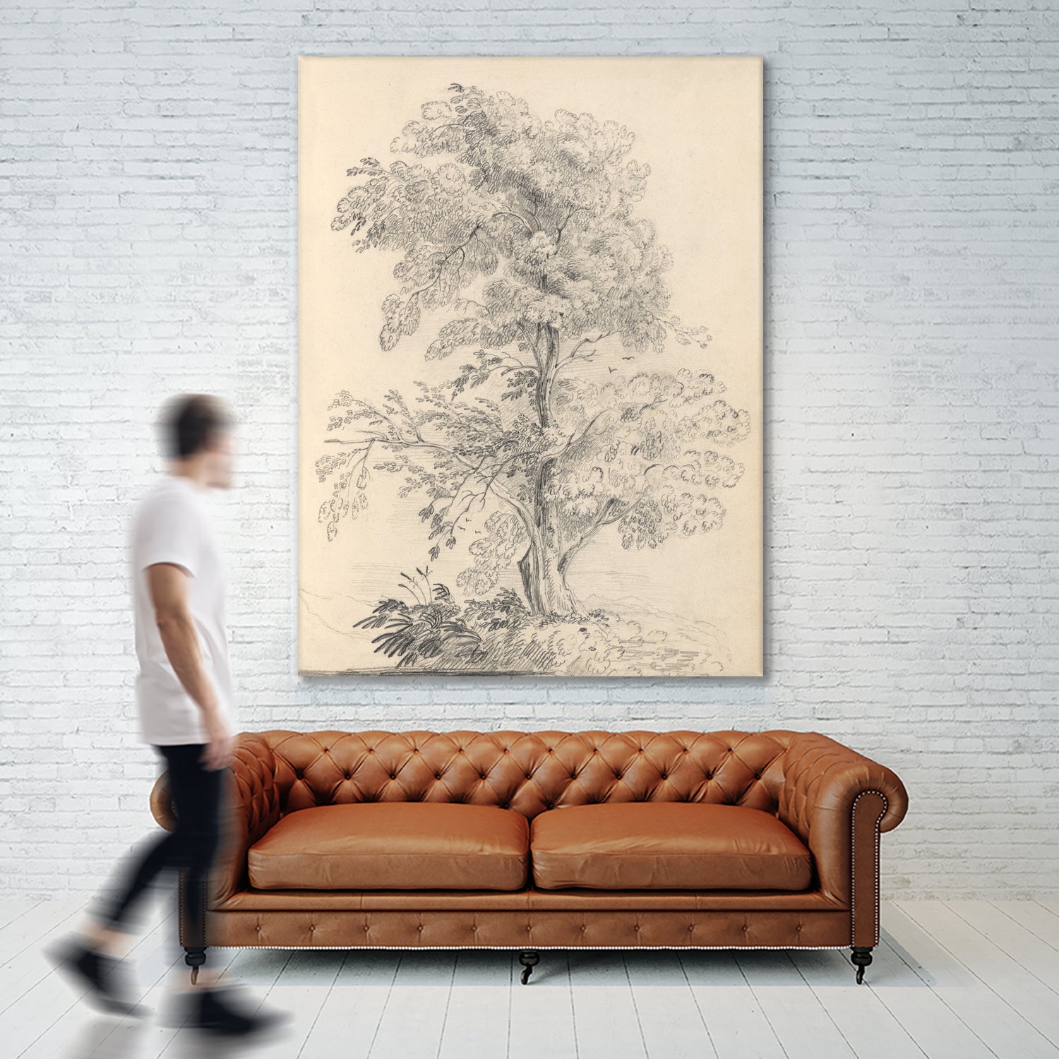 Tree Sketch by Wild Apple Portfolio on GIANT ART - abstract