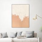 Just Peachy by Sarah Adams on GIANT ART - orange abstract