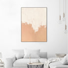 Just Peachy by Sarah Adams on GIANT ART - orange abstract