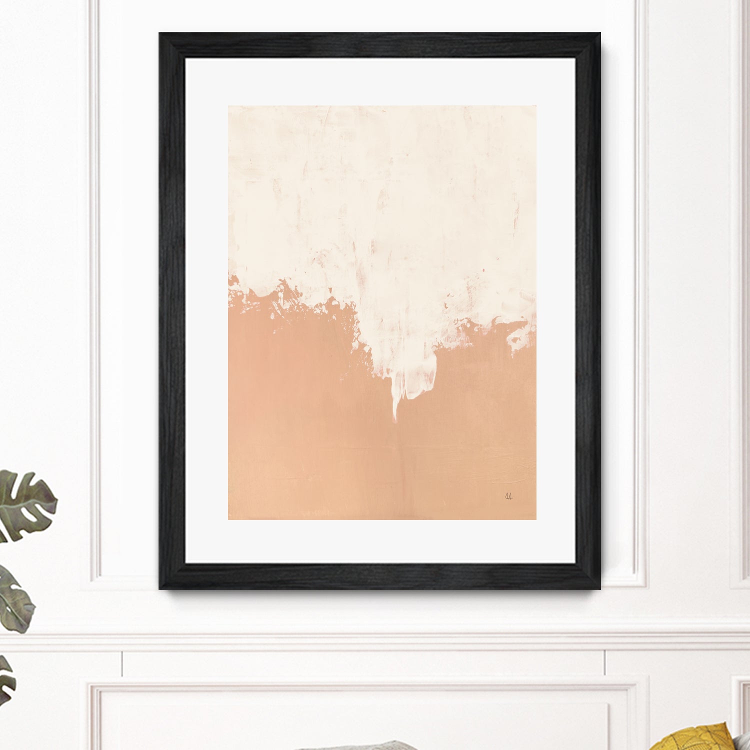 Just Peachy by Sarah Adams on GIANT ART - orange abstract