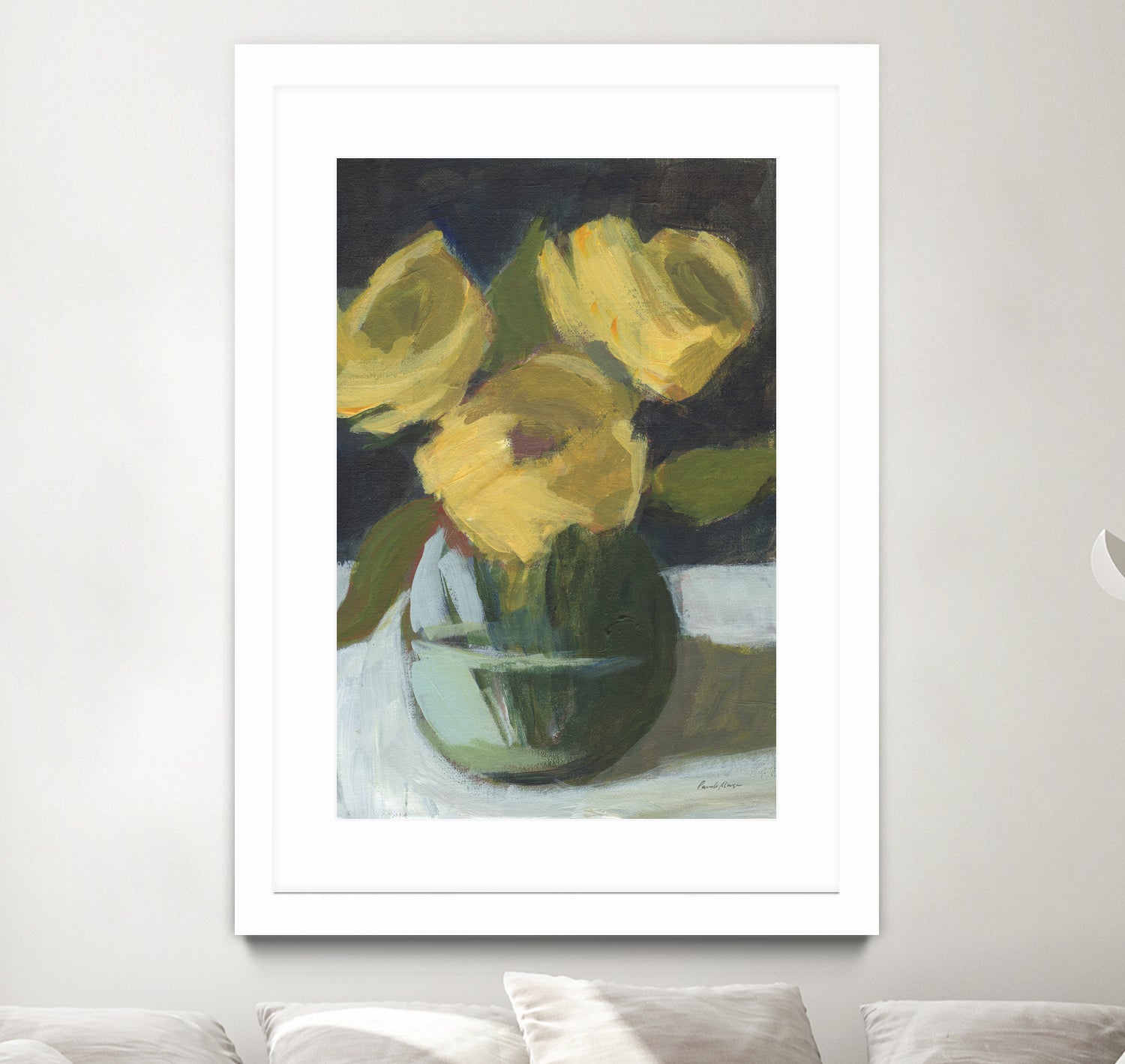 Trio by Pamela Munger on GIANT ART - grey botanical