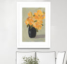 Hope Bouquet by Pamela Munger on GIANT ART - black botanical