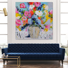 A Vibrant Floral No. 1 by Joan Curtis on GIANT ART - blue contemporary