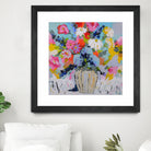 A Vibrant Floral No. 1 by Joan Curtis on GIANT ART - blue contemporary