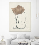 Girl with Floppy Hat by Chloe Elliott on GIANT ART - figurative figurative