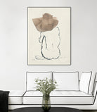 Girl with Floppy Hat by Chloe Elliott on GIANT ART - figurative figurative