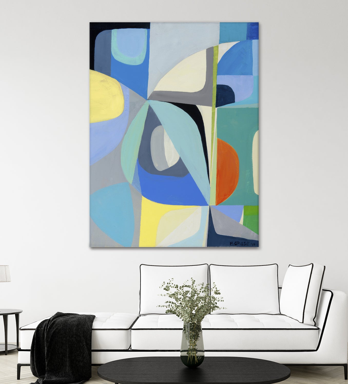 Window of Peace by Marion Griese on GIANT ART - orange abstract