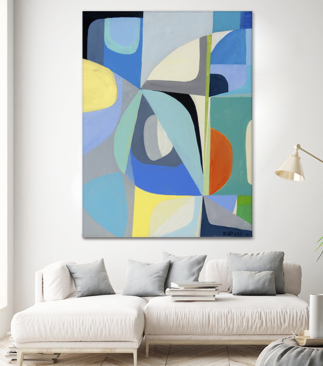 Window of Peace by Marion Griese on GIANT ART - orange abstract