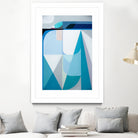 Frozen Shores by Marion Griese on GIANT ART - blue abstract